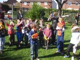Nerf Party. Nerf Parties Leeds, Nerf Party in Bramley Nerf War Bramley 6