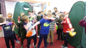 Pontefract Nerf Parties Leeds Nerf War Castleford: Nerf Party Ideas for Nerf Kids Birthday Party... Adult Nerf War Party at Yorkshire Nerf Party, Leeds.